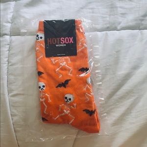 Orange Halloween socks